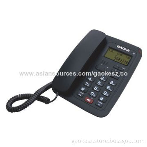 LCD brightness with 5 levels adjust caller ID telephone